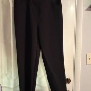 Zac & Rachel Classic Black Straight Leg Pants